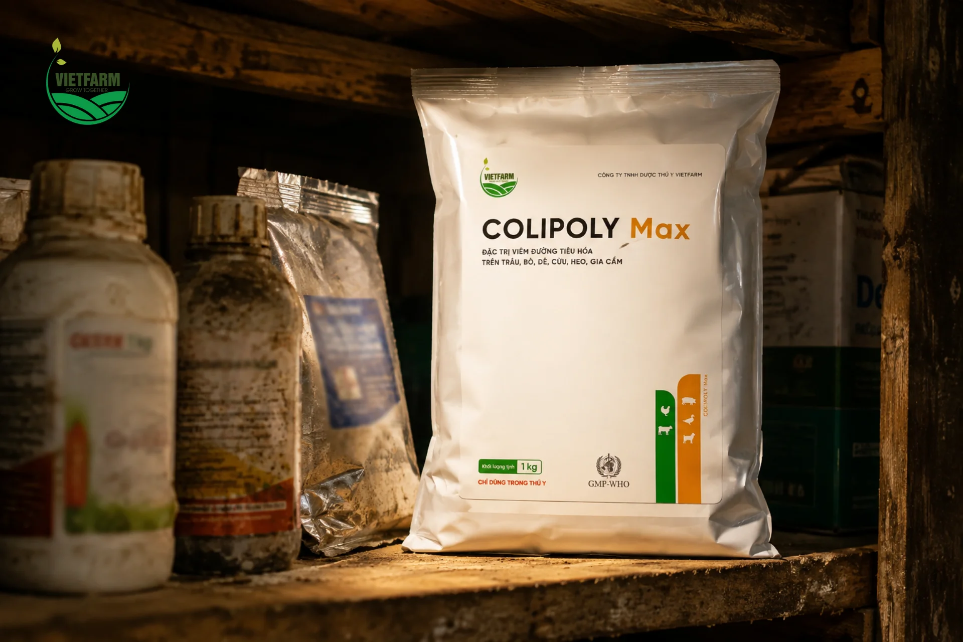 Khi tiêu chảy đã dùng qua vài loại kháng sinh mà chưa dứt, Colipoly Max với Colistin sulfate hàm lượng cao là bước xử lý tiếp theo đáng cân nhắc.