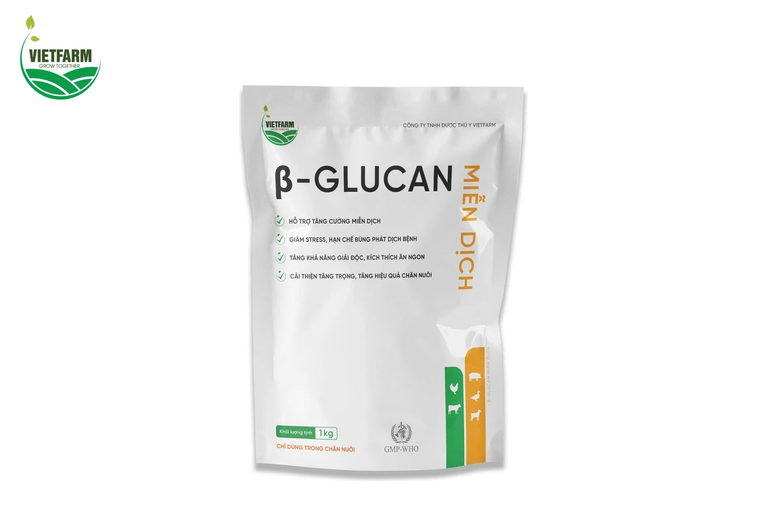 Túi β-Glucan Miễn Dịch của Vietfarm