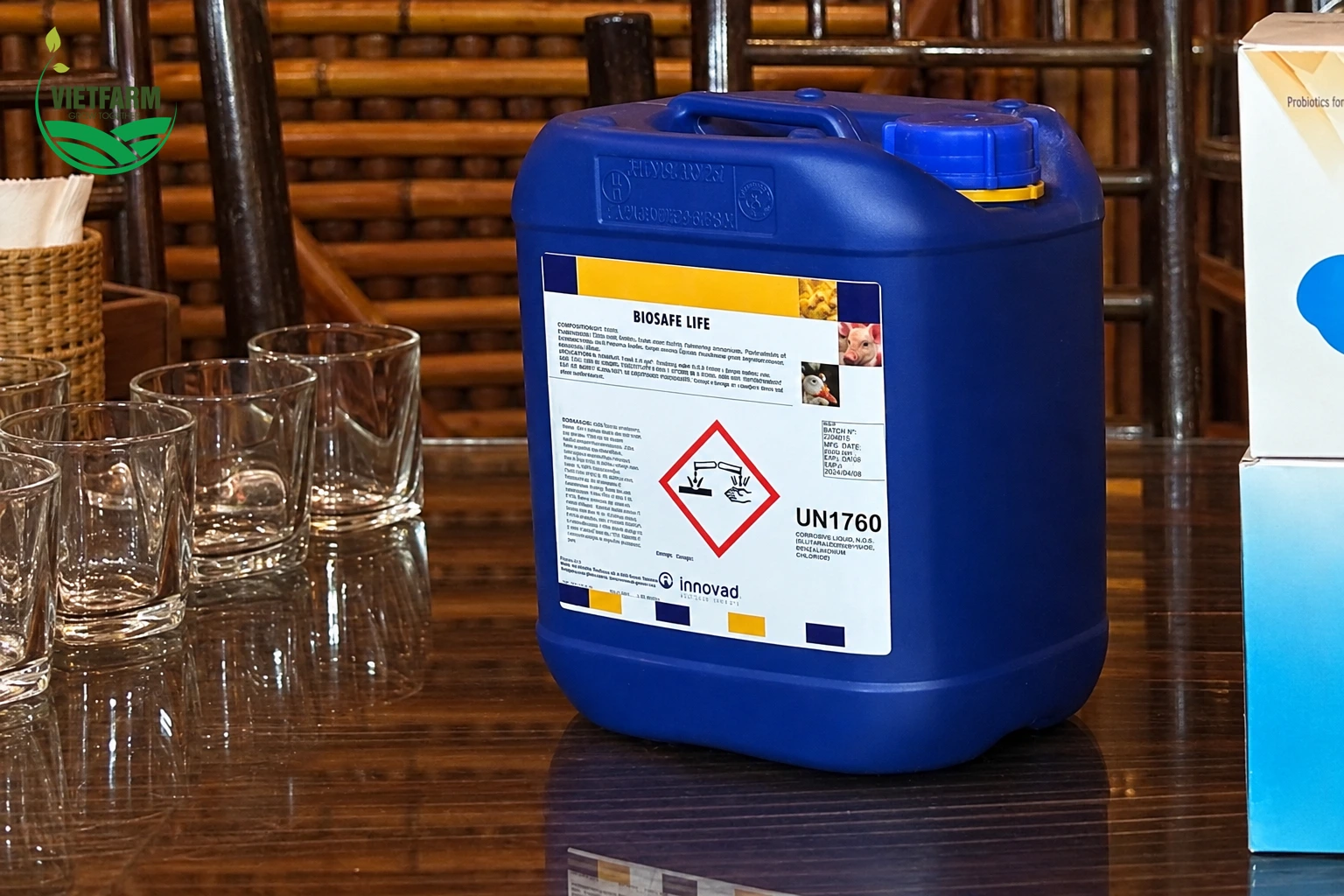 Biosafe Life được Vietfarm giới thiệu trong các buổi hội thảo kỹ thuật với chủ trại.